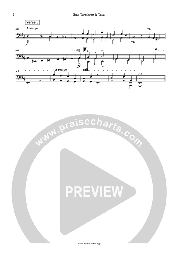 Jesus The Name High Over All Bass Trombone (All Souls Music)