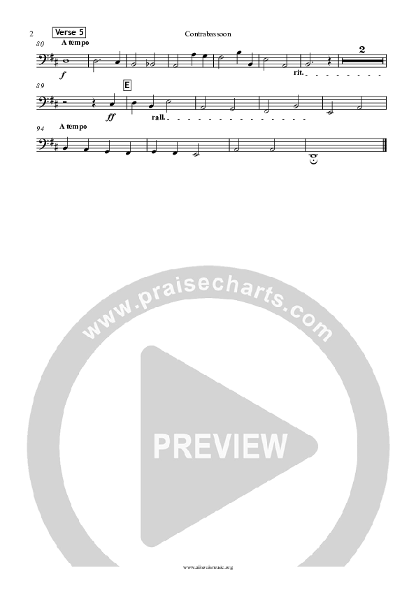 Jesus The Name High Over All Contrabassoon (All Souls Music)