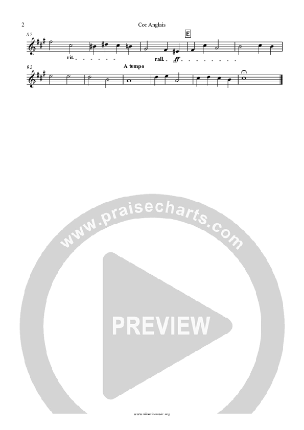 Jesus The Name High Over All English Horn (All Souls Music)