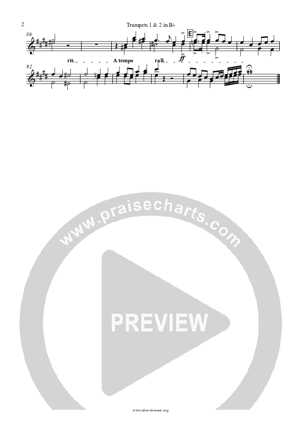 Jesus The Name High Over All Trumpet 1,2 (All Souls Music)