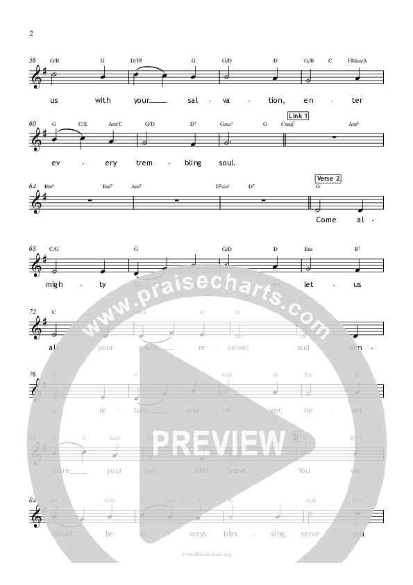 Love Divine Lead Sheet (All Souls Music)