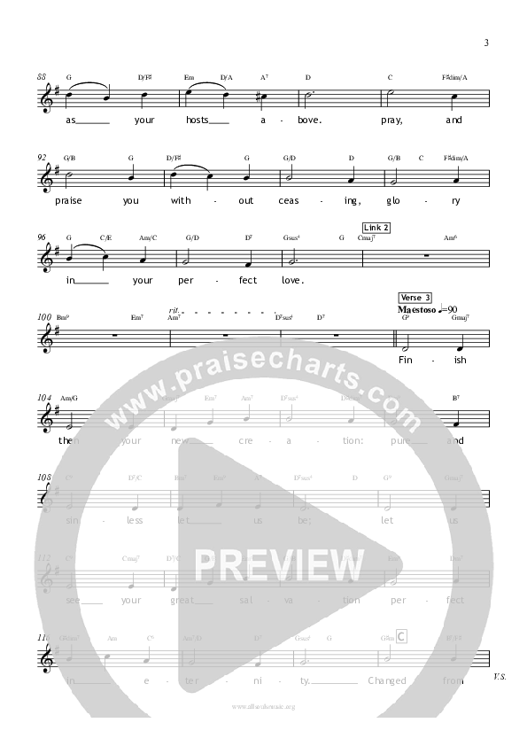 Love Divine Lead Sheet (All Souls Music)