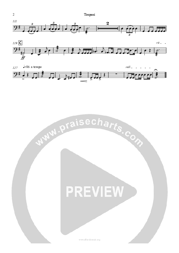 Love Divine Timpani (All Souls Music)