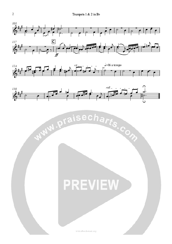 Love Divine Trumpet 1,2 (All Souls Music)