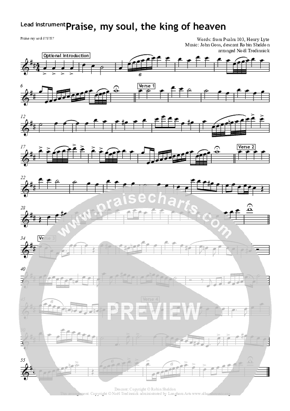 Praise My Soul C Instruments (All Souls Music)