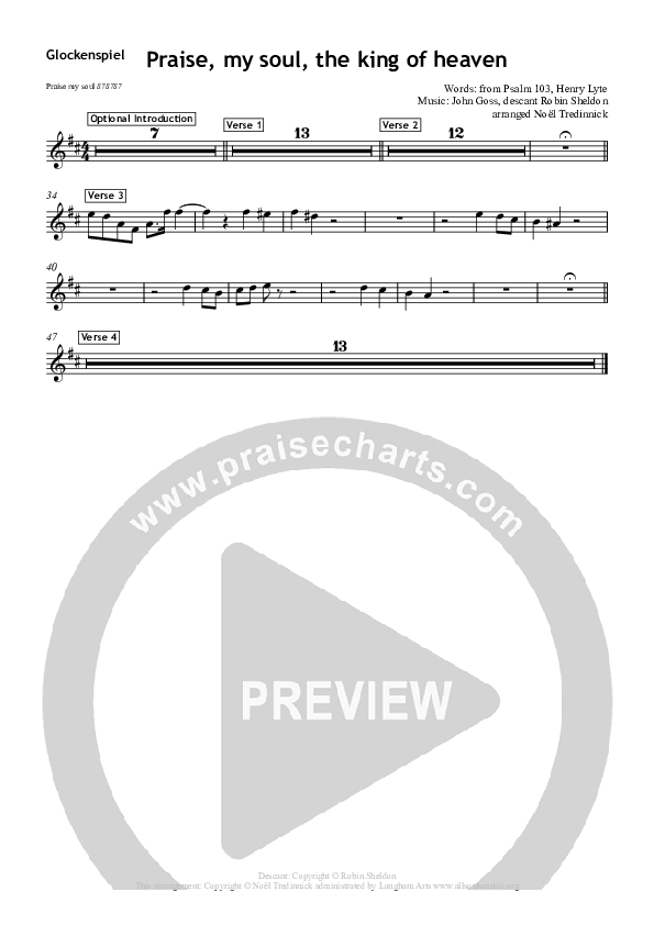 Praise My Soul Glockenspiel (All Souls Music)