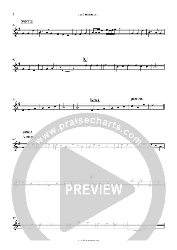 Praise To The Lord C Instruments (All Souls Music)