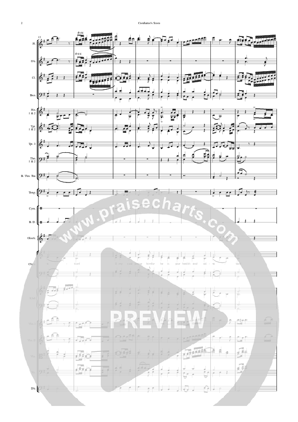 Praise To The Lord Conductor's Score (All Souls Music)