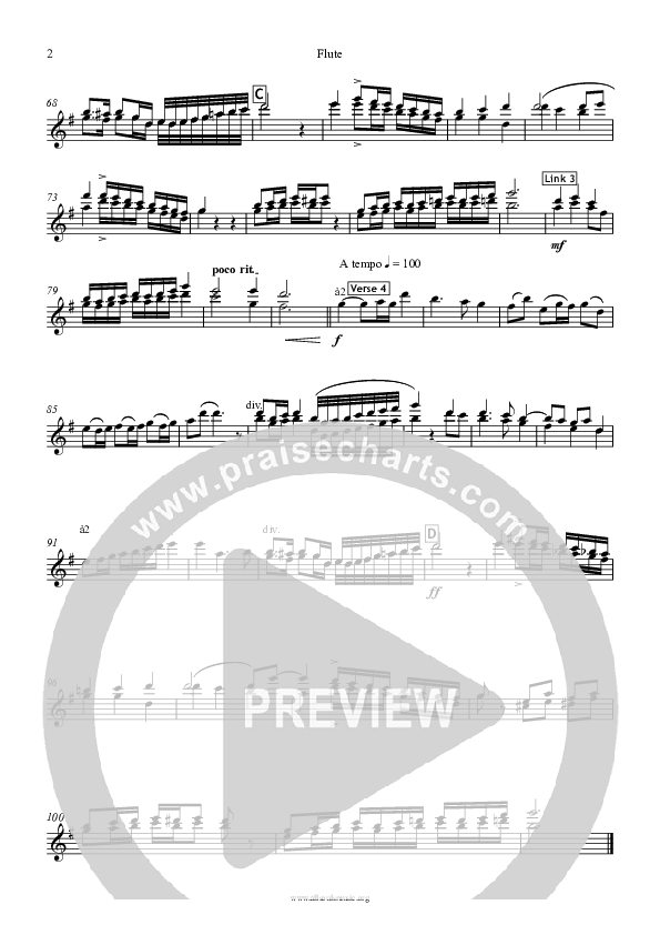 Praise To The Lord Flute (All Souls Music)