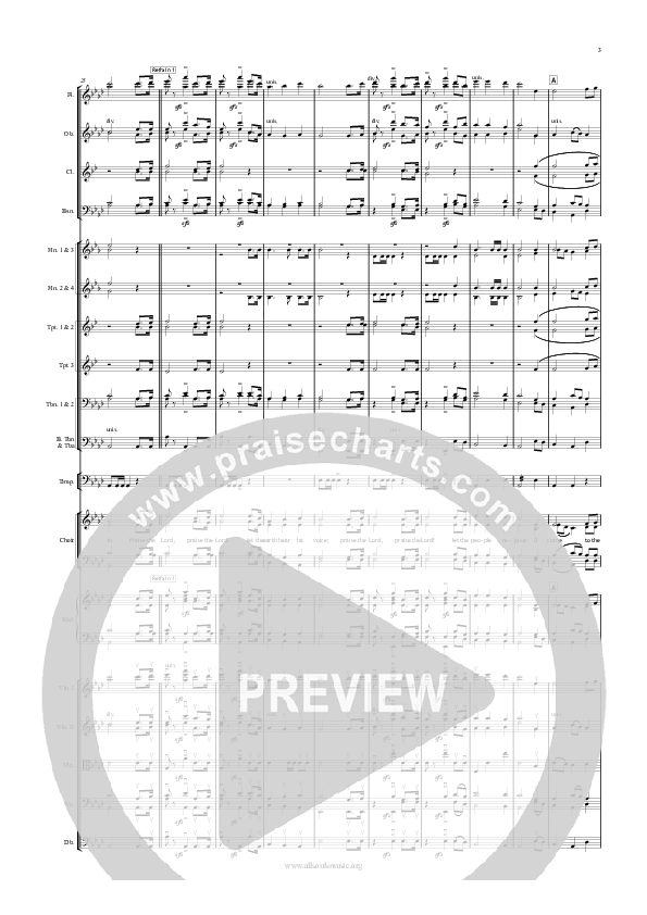 To God Be The Glory Conductor's Score (All Souls Music)