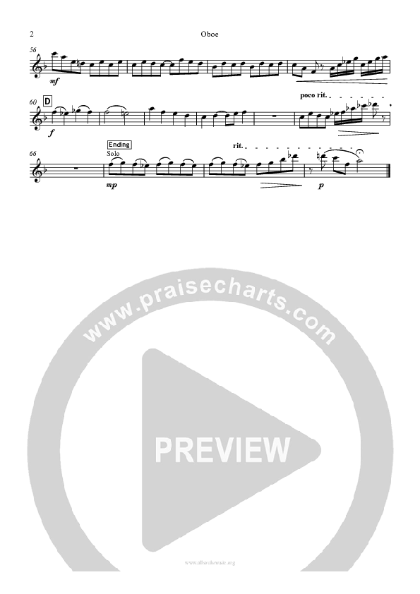 In The Bleak Midwinter Oboe (All Souls Music)