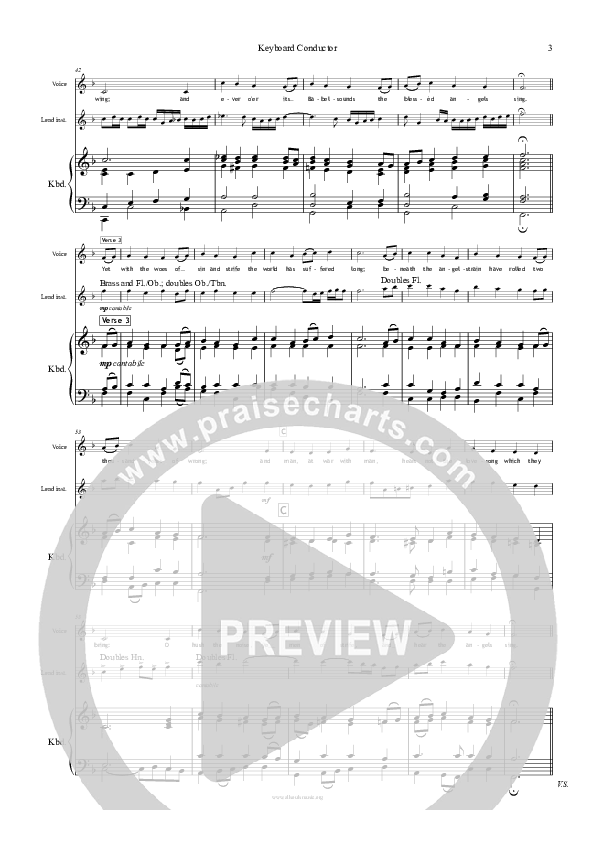 It Came Upon A Midnight Clear Conductor's Score II (All Souls Music)