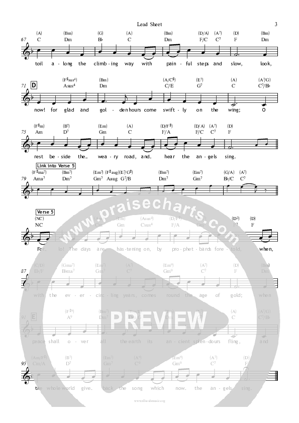 It Came Upon A Midnight Clear Lead Sheet (All Souls Music)