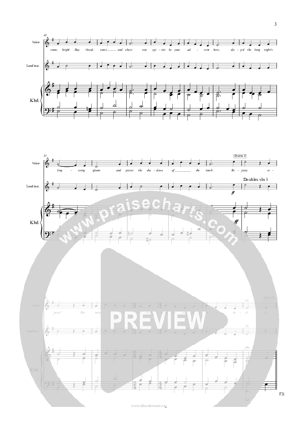 O Come O Come Emmanuel Conductor's Score II (All Souls Music)