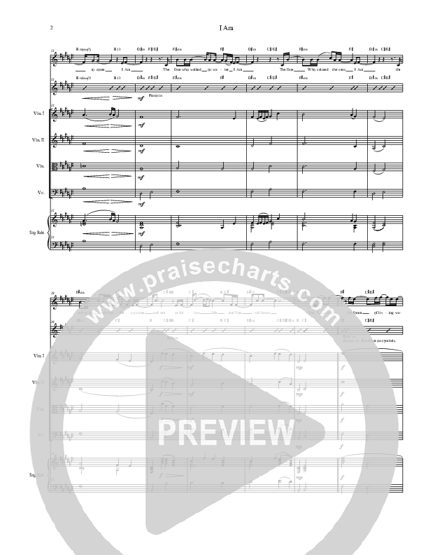 I Am Conductor's Score (Mark Schultz)