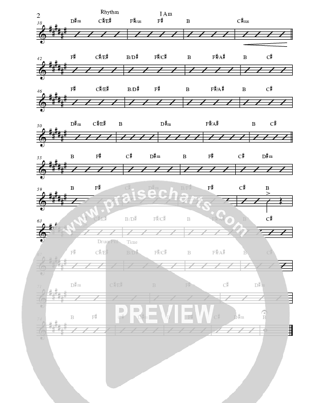 I Am Rhythm Chart (Mark Schultz)