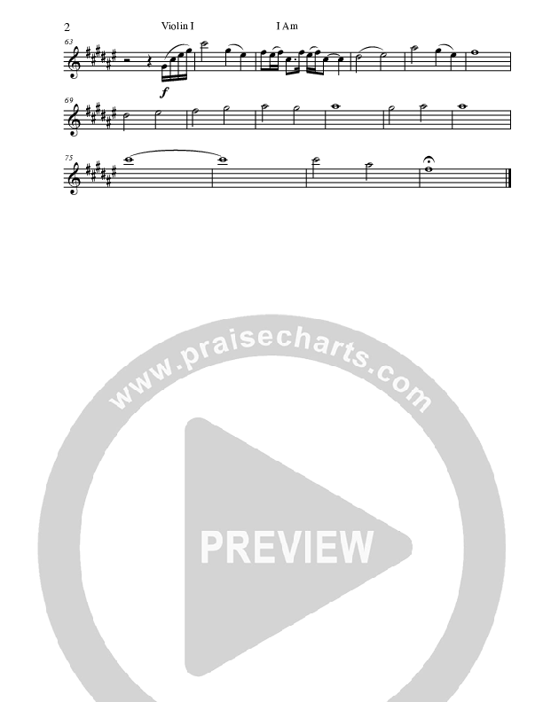 I Am Violin 1 (Mark Schultz)