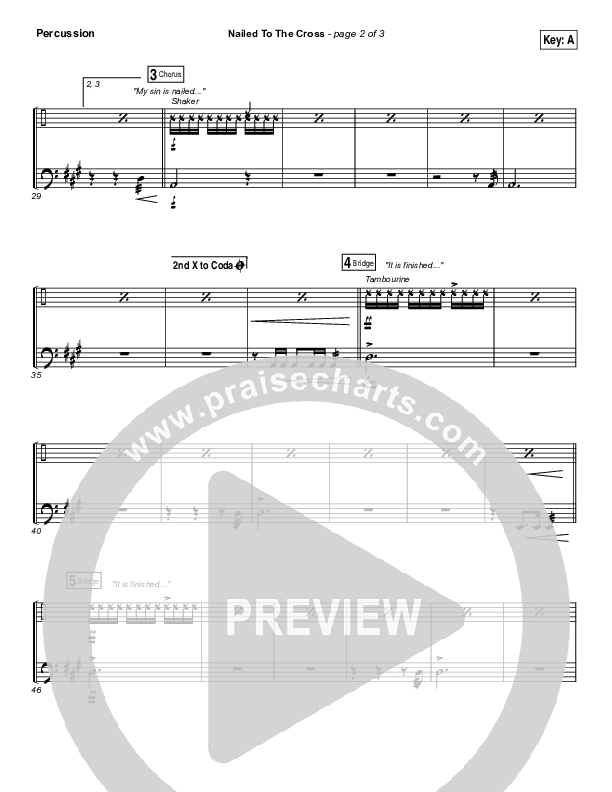 Nailed To The Cross Percussion (Rend Collective)