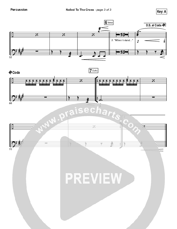 Nailed To The Cross Percussion (Rend Collective)