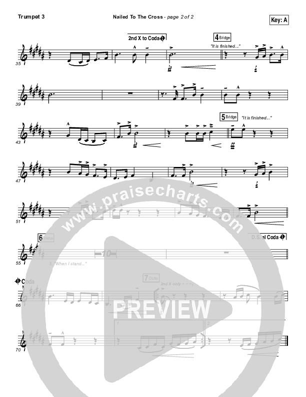 Nailed To The Cross Trumpet 3 (Rend Collective)