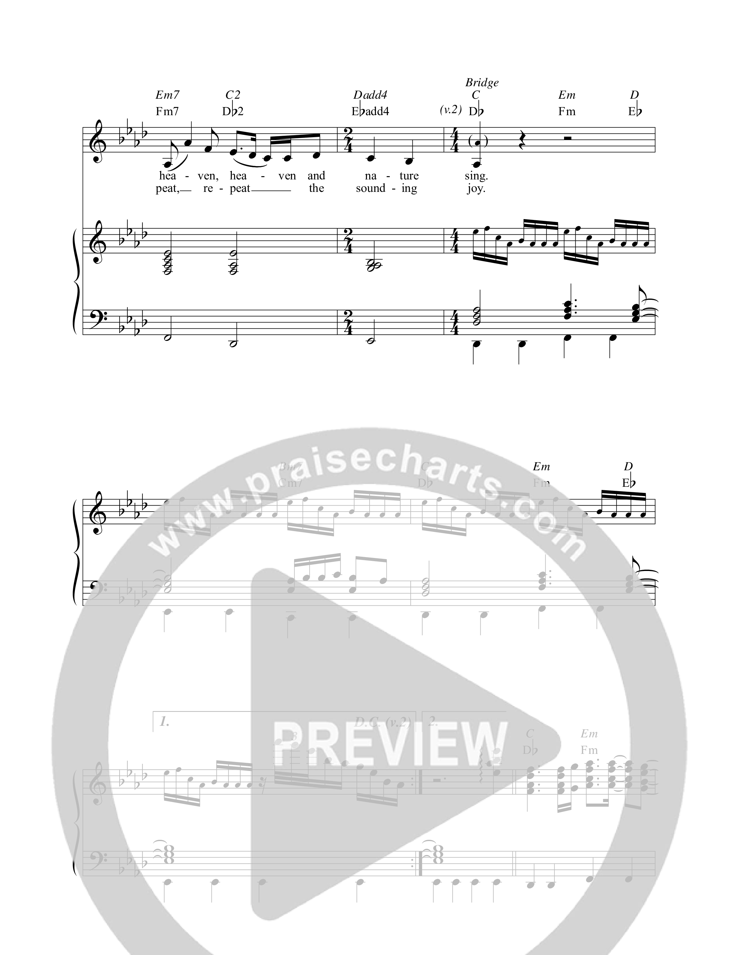 Joy To The World Lead & Piano (Planetshakers / Andy Harrison)