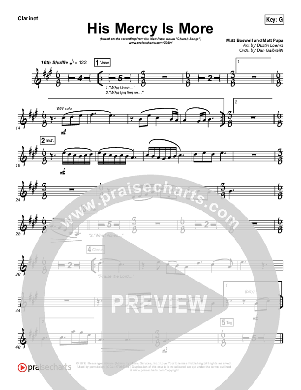 His Mercy Is More Wind Pack (Matt Papa)