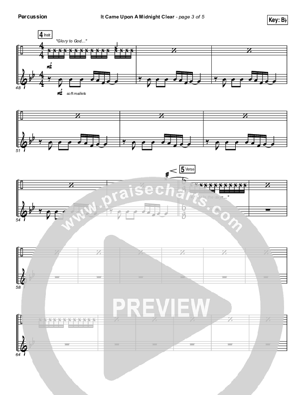 It Came Upon A Midnight Clear Percussion (The Worship Initiative / Shane & Shane)