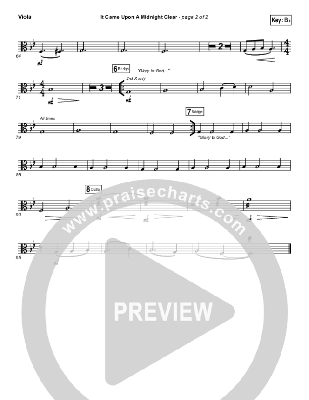 It Came Upon A Midnight Clear Viola (The Worship Initiative / Shane & Shane)