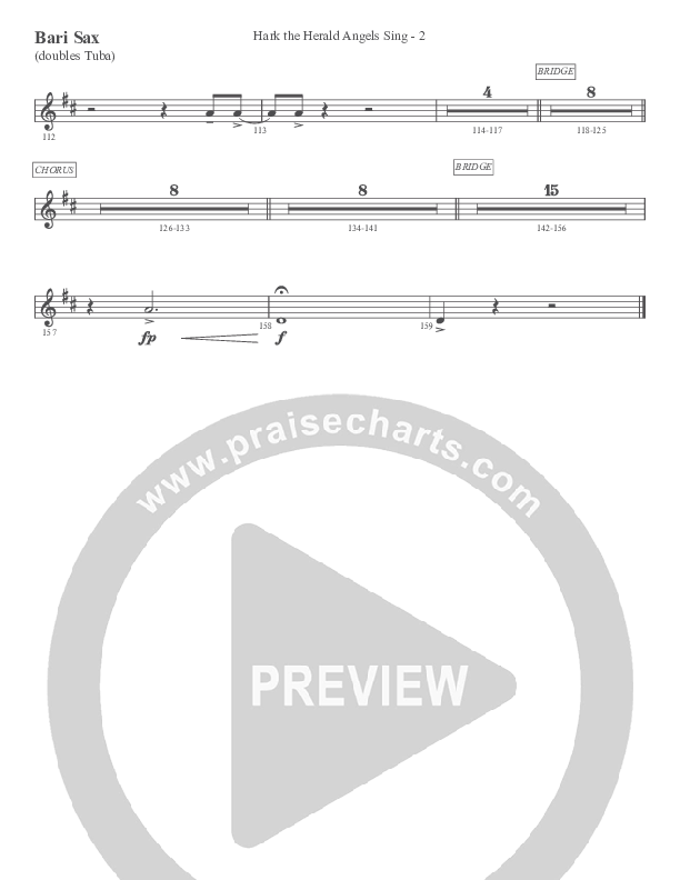 Morning Has Broken (Instrumental) Bari Sax (Ric Flauding)