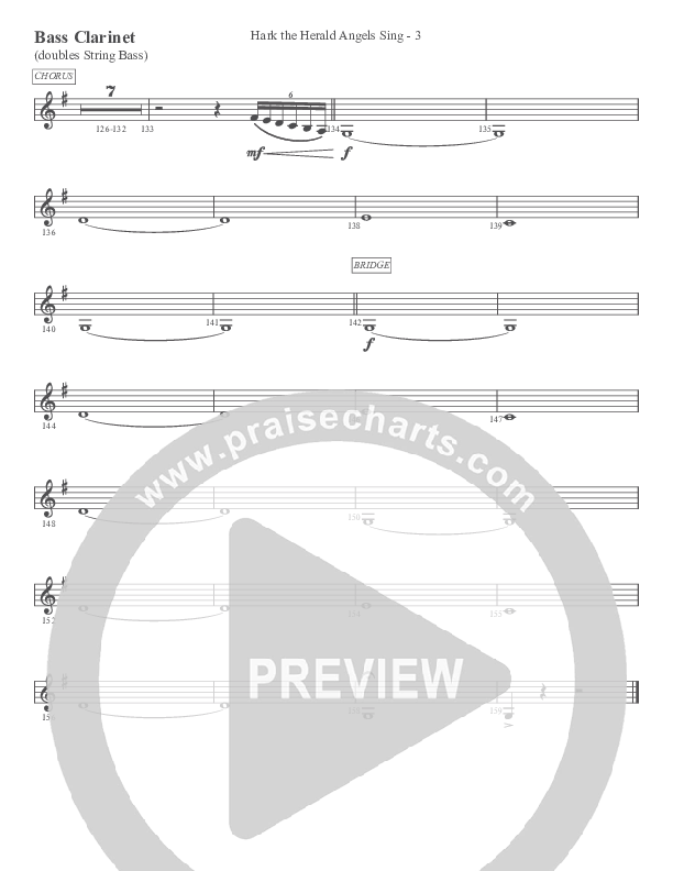 Morning Has Broken (Instrumental) Bass Clarinet (Ric Flauding)