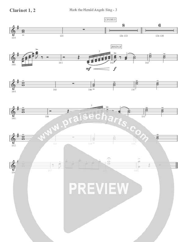 Morning Has Broken (Instrumental) Clarinet 1/2 (Ric Flauding)