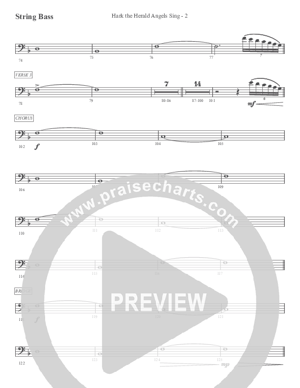 Morning Has Broken (Instrumental) Double Bass (Ric Flauding)