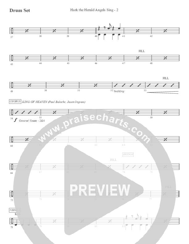 Morning Has Broken (Instrumental) Drum Set (Ric Flauding)