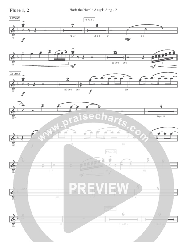 Morning Has Broken (Instrumental) Flute 1/2 (Ric Flauding)