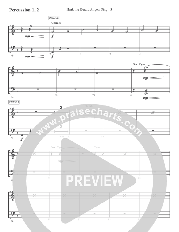 Morning Has Broken (Instrumental) Percussion (Ric Flauding)