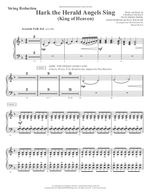 Morning Has Broken (Instrumental) Synth Strings (Ric Flauding)