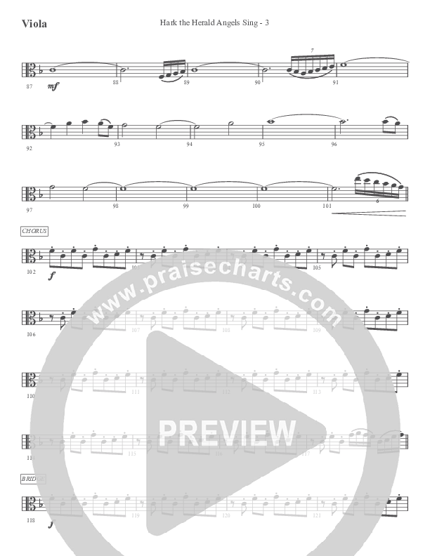 Morning Has Broken (Instrumental) Viola (Ric Flauding)