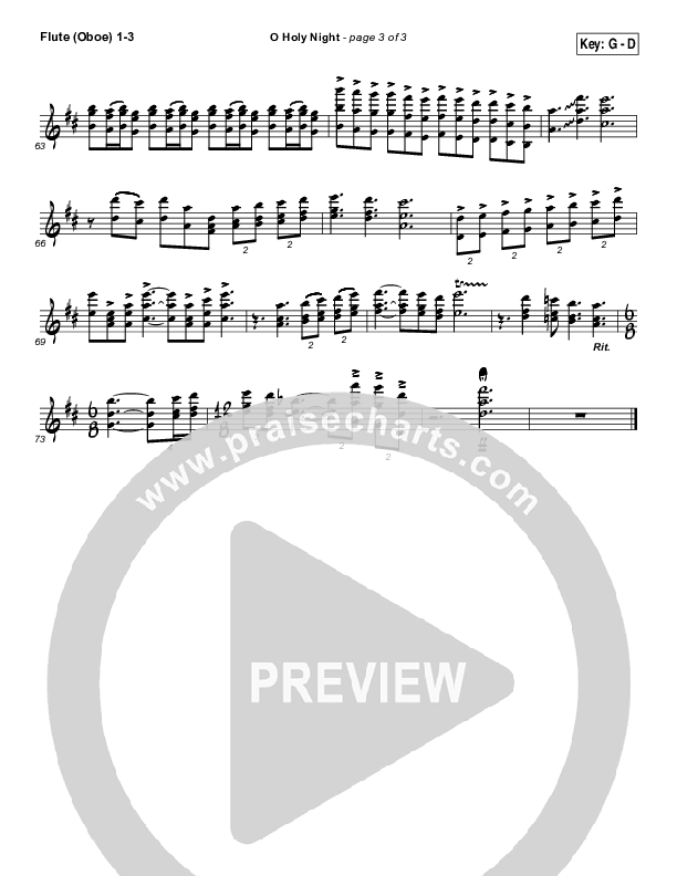 O Holy Night Wind Pack (Gateway Worship / Rebecca Hart)