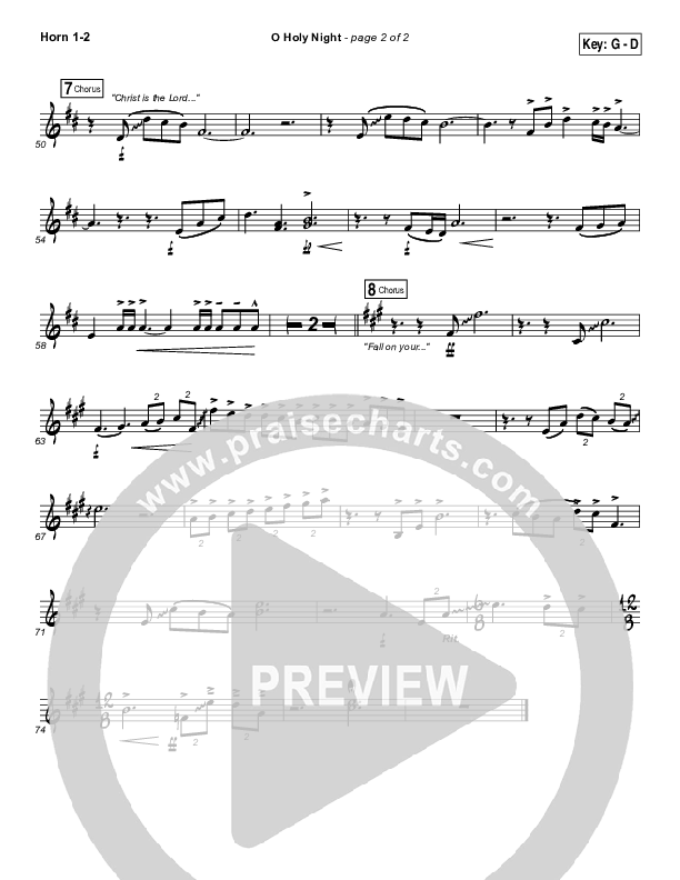 O Holy Night Brass Pack (Gateway Worship / Rebecca Hart)