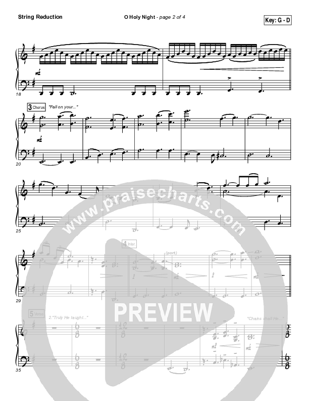 O Holy Night String Pack (Gateway Worship / Rebecca Hart)