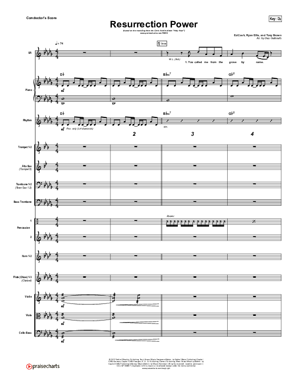 Resurrection Power Conductor's Score (Chris Tomlin)