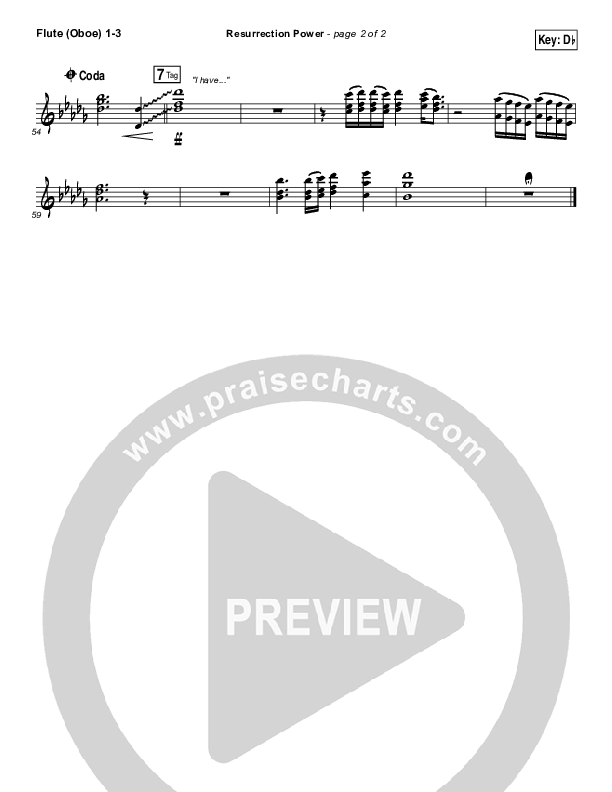 Resurrection Power Flute/Oboe 1/2/3 (Chris Tomlin)