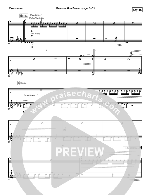 Resurrection Power Percussion (Chris Tomlin)