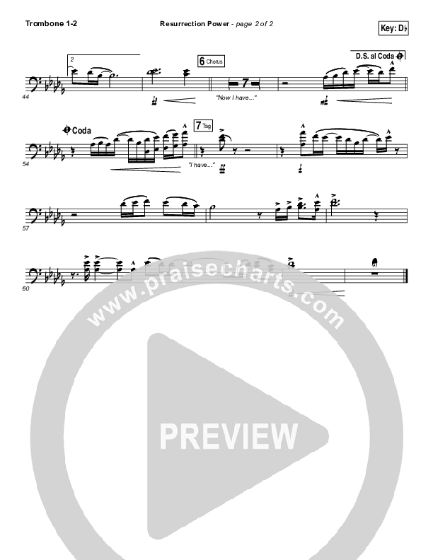 Resurrection Power Trombone 1/2 (Chris Tomlin)