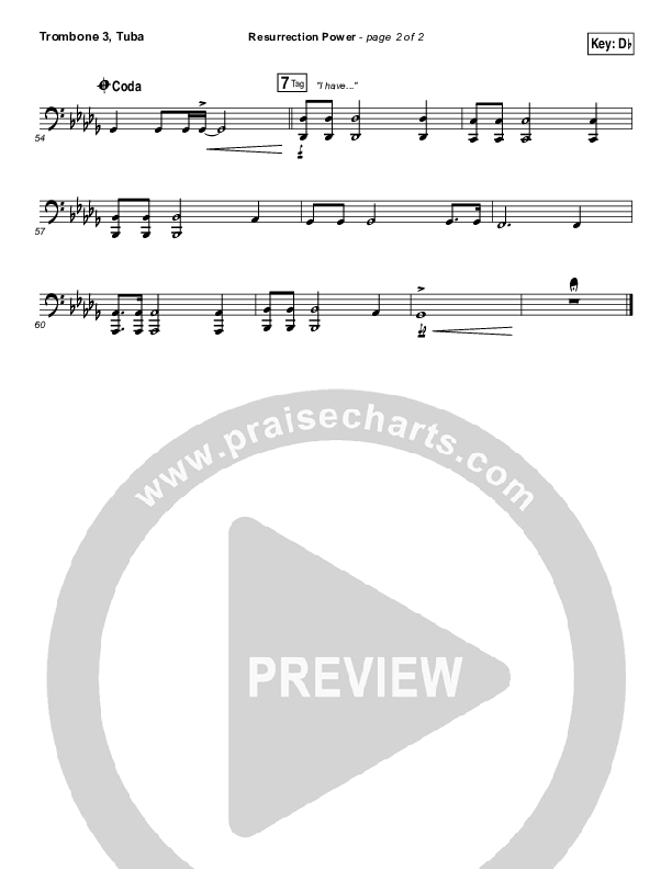 Resurrection Power Trombone 3/Tuba (Chris Tomlin)