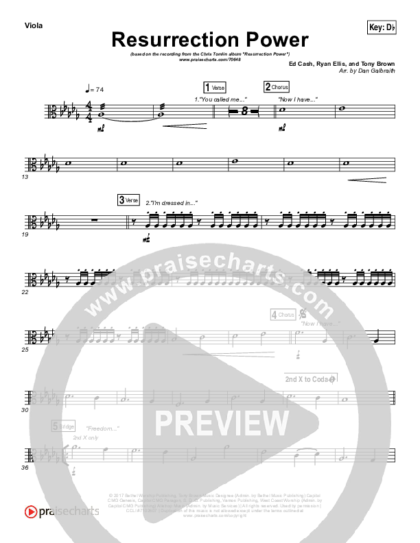 Resurrection Power Viola (Chris Tomlin)