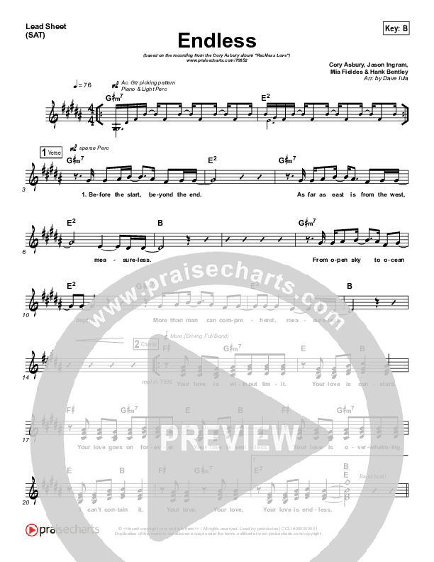 Endless Lead (SAT) (Cory Asbury)