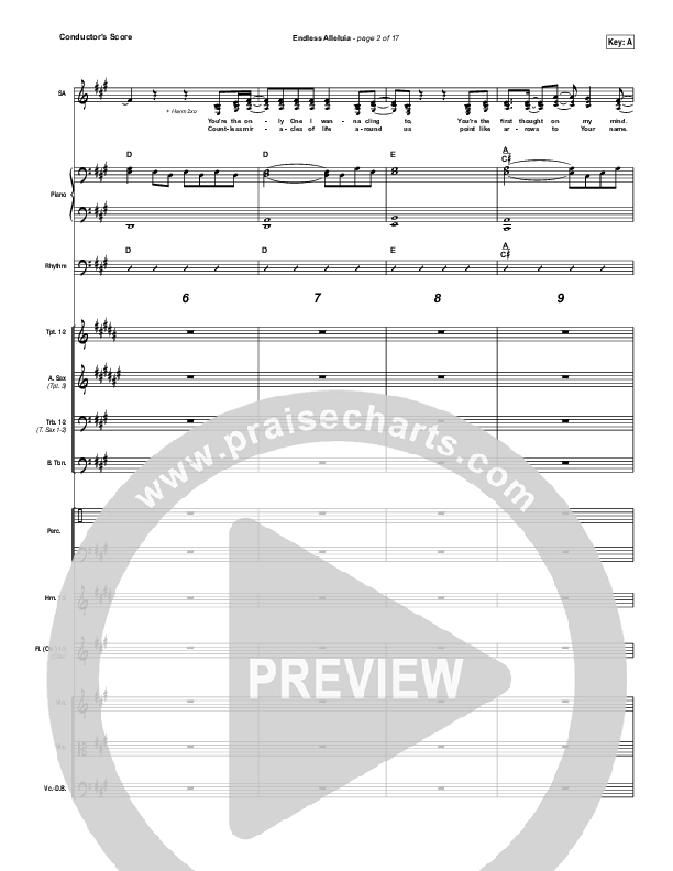 Endless Alleluia Orchestration (Cory Asbury)