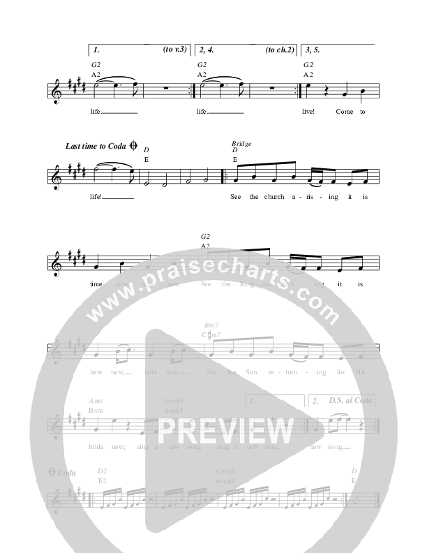 Lift Oh Gates Lead Sheet (Corey Voss)