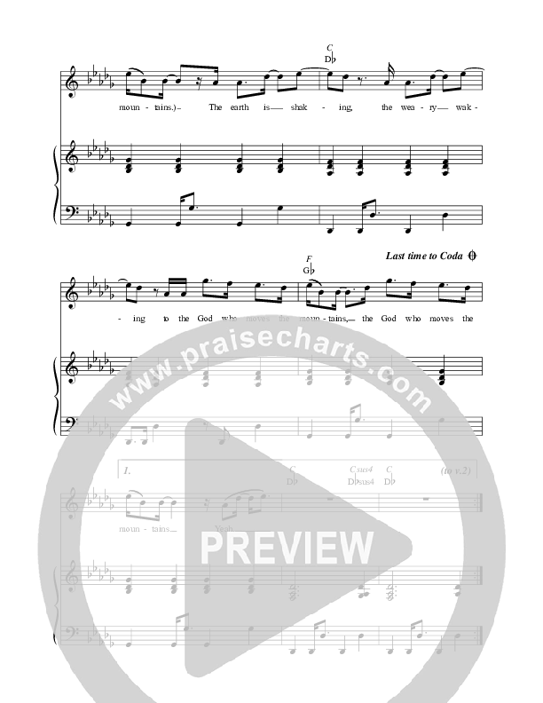 God Who Moves The Mountains Lead & Piano (Corey Voss)